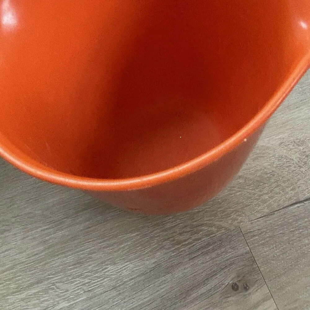 VTG Rubbermaid Grip N Mix Orange Batter Bowl 2661 Measuring PitcherSpout 1Qt 70s